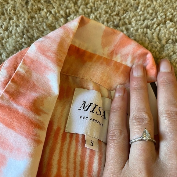 Anthropologie MISA Los Angeles Esmee Tie Dye Maxi Dress Size small Cotton - Picture 6 of 10